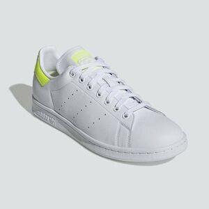 Adidas Rare Limited Edition Mens Neon Lime Stan Smiths Sneakers